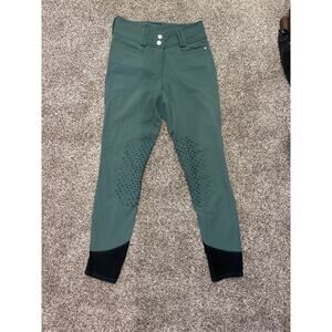 RJ Classics Green Breeches Silicone Knee-Patch